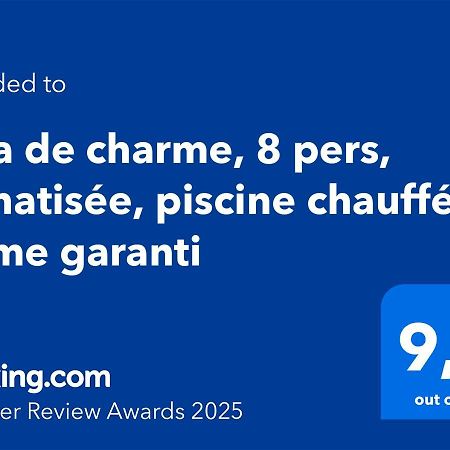 Villa De Charme, 8 Pers, Climatisee, Piscine Chauffee, Calme Garanti Roquebrune-sur Argens Kültér fotó